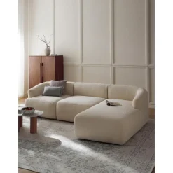 Divano Angolare Componibile 3 Posti In Teddy Sofia*Westwing Collection Fashion