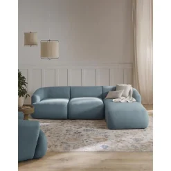 Divano Angolare Componibile 3 Posti In Boucle Sofia*Westwing Collection New