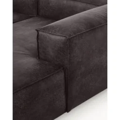 Divano Angolare Componibile In Pelle Riciclata Lennon*Westwing Collection Fashion