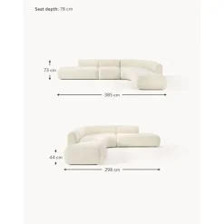 Divano Angolare Componibile 4 Posti In Teddy Sofia*Westwing Collection Discount