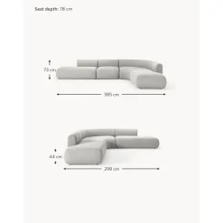 Divano Angolare Componibile 4 Posti In Boucle Sofia*Westwing Collection Sale