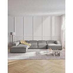 Divano Angolare Componibile In Velluto A Coste Lennon*Westwing Collection Sale