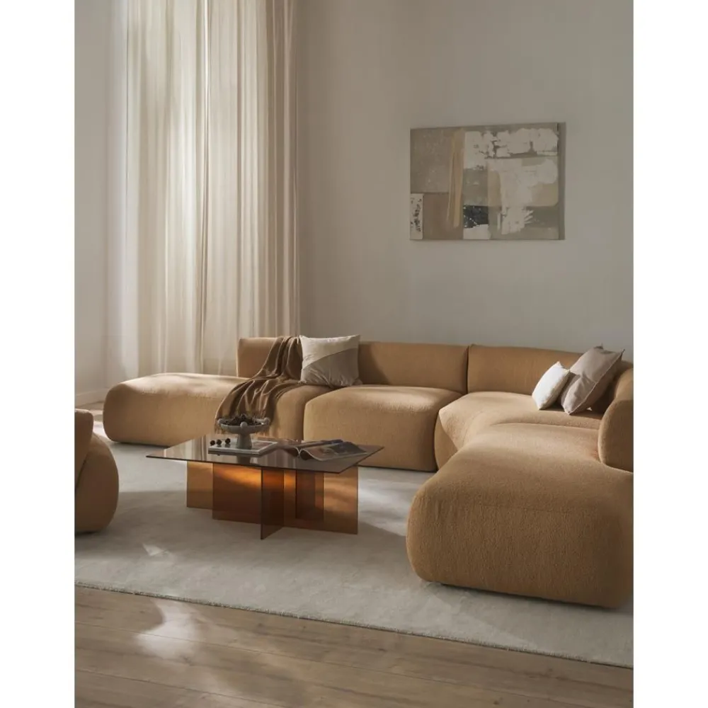 Divano Angolare Componibile 4 Posti In Boucle Sofia*Westwing Collection Discount