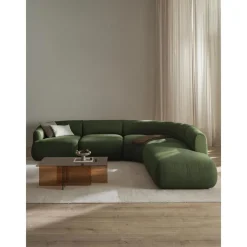 Divano Angolare Componibile 4 Posti In Boucle Sofia*Westwing Collection New