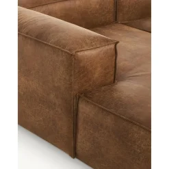 Divano Angolare Componibile In Pelle Riciclata Lennon*Westwing Collection Discount