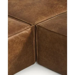 Divano Angolare Componibile In Pelle Riciclata Lennon*Westwing Collection Discount