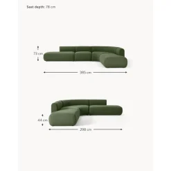 Divano Angolare Componibile 4 Posti In Boucle Sofia*Westwing Collection Sale