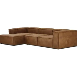 Divano Angolare Componibile In Pelle Riciclata Lennon*Westwing Collection Outlet