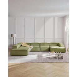 Divano Angolare Componibile In Velluto A Coste Lennon*Westwing Collection Clearance