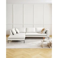 Divano Angolare Con Piedini In Metallo Emma*Westwing Collection Discount