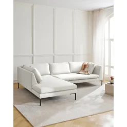 Divano Angolare Con Piedini In Metallo Emma*Westwing Collection Discount