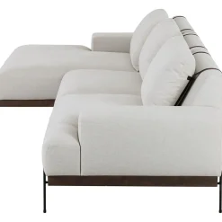 Divano Angolare Con Piedini In Metallo Brooks*Westwing Collection Outlet