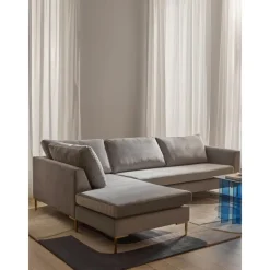 Divano Angolare In Velluto Luna*Westwing Collection New