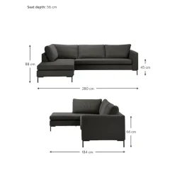 Divano Angolare Luna*Westwing Collection Hot