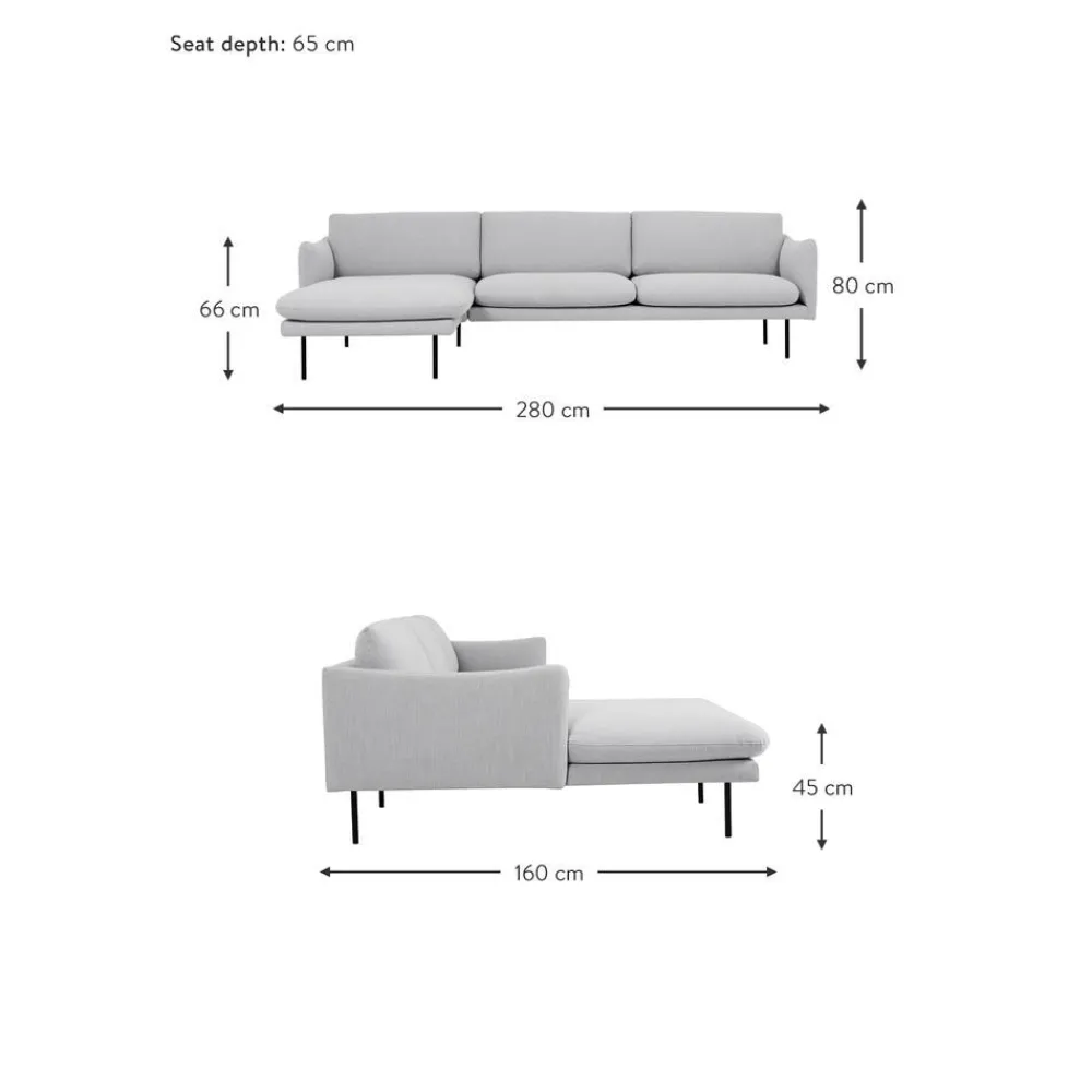Divano Angolare Moby*Westwing Collection Clearance