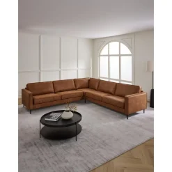 Divano Angolare Xl In Pelle Riciclata Hunter*Westwing Collection Clearance