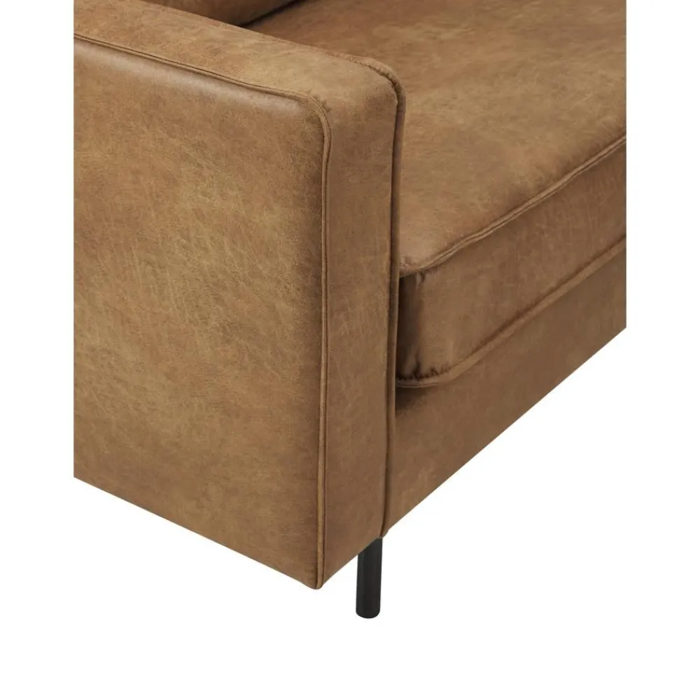 Divano Angolare Xl In Pelle Riciclata Hunter*Westwing Collection Clearance