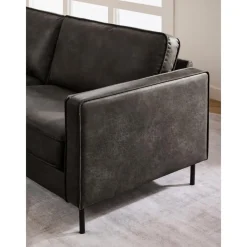 Divano Angolare Xl In Pelle Riciclata Hunter*Westwing Collection Fashion