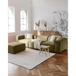 Divano Componibile 4 Posti Con Poggiapiedi Lennon*Westwing Collection Best