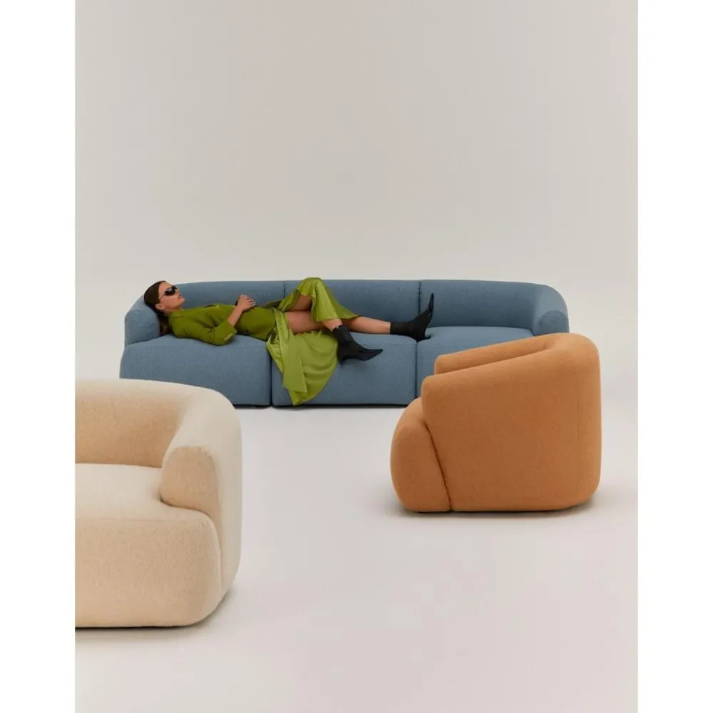 Divano Componibile 3 Posti In Boucle Sofia*Westwing Collection Best