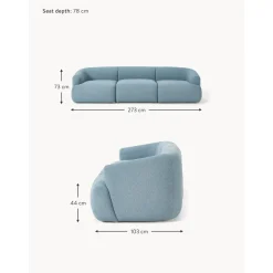 Divano Componibile 3 Posti In Boucle Sofia*Westwing Collection Best