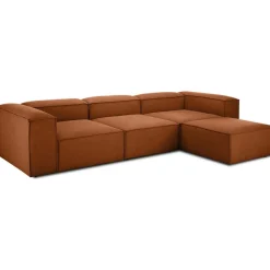 Divano Componibile 4 Posti Con Poggiapiedi Lennon*Westwing Collection Outlet