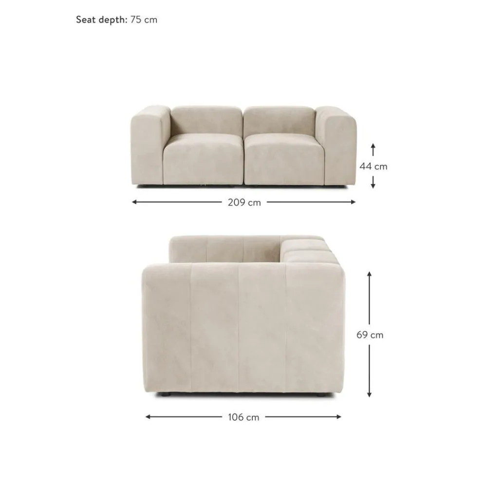 Divano Componibile 3 Posti Lena*Westwing Collection Hot