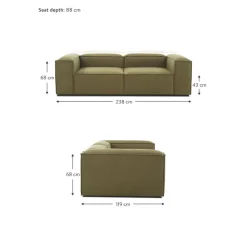 Divano Componibile 3 Posti Lennon*Westwing Collection Hot