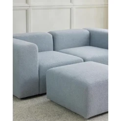 Divano Componibile 3 Posti In Boucle Con Poggiapiedi Lena*Westwing Collection Best