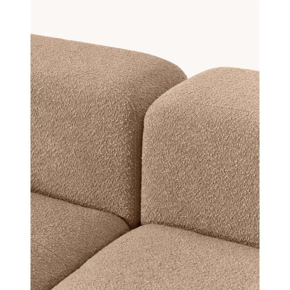 Divano Componibile 3 Posti In Boucle Con Poggiapiedi Lena*Westwing Collection Best