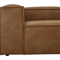 Divano Componibile 4 Posti In Pelle Riciclata Con Poggiapiedi Lennon*Westwing Collection Sale