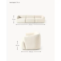 Divano Componibile 3 Posti In Boucle Sofia*Westwing Collection Online