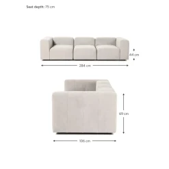 Divano Componibile 4 Posti Lena*Westwing Collection Fashion