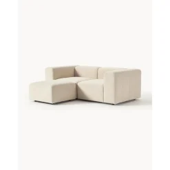 Divano Componibile 3 Posti In Boucle Con Poggiapiedi Lena*Westwing Collection Sale