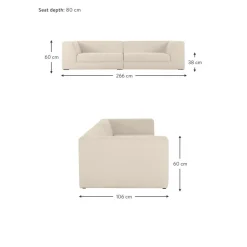 Divano Componibile 3 Posti Grant*Westwing Collection Hot