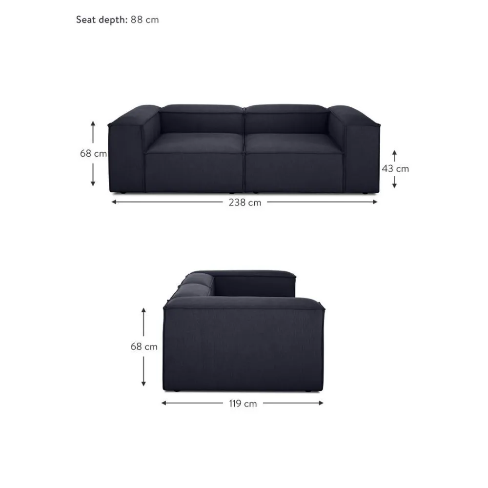 Divano Componibile 3 Posti Lennon*Westwing Collection Hot