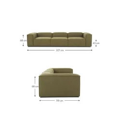 Divano Componibile 4 Posti Lennon*Westwing Collection New