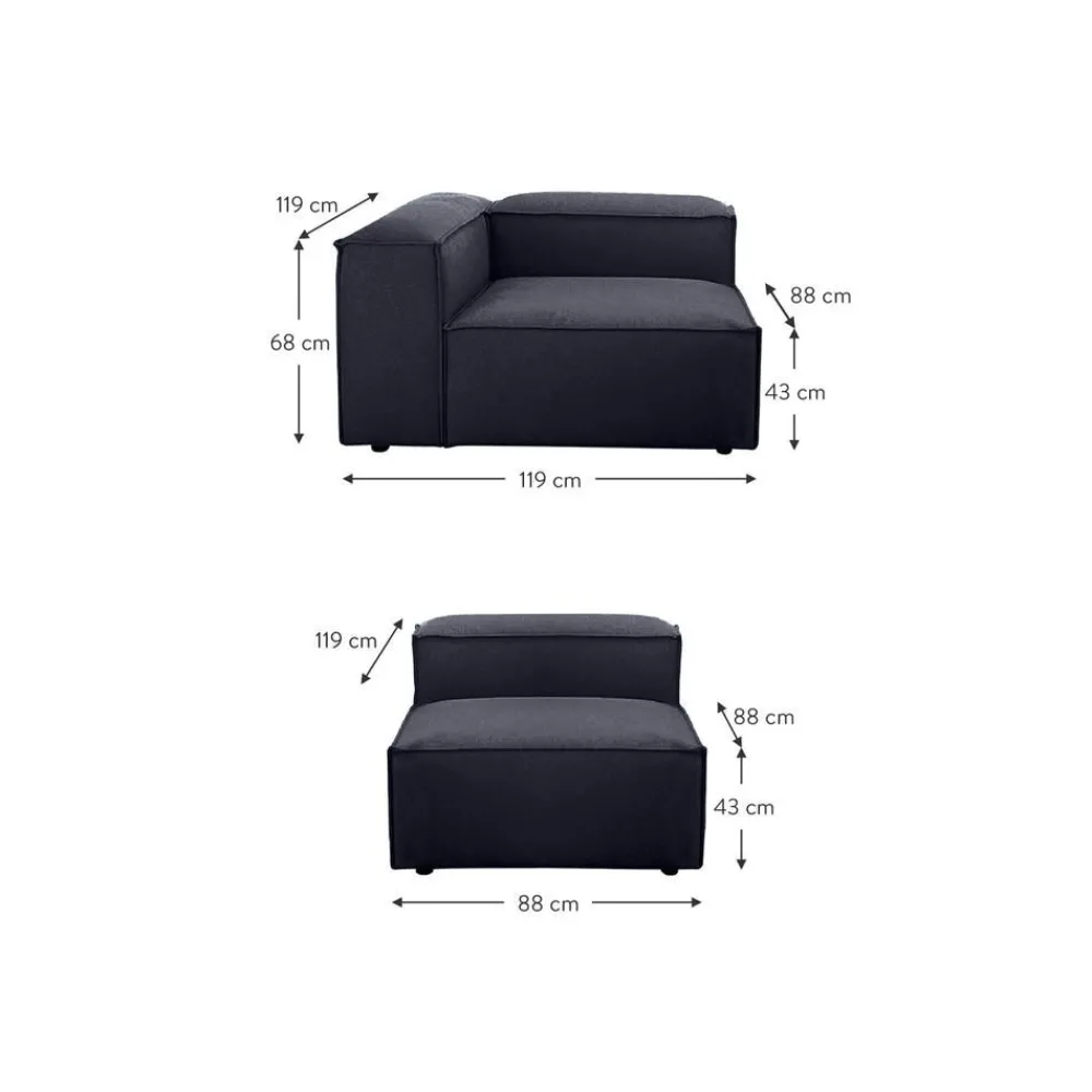 Divano Componibile 4 Posti Lennon*Westwing Collection Hot