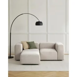 Divano Componibile 3 Posti Con Poggiapiedi Lena*Westwing Collection New