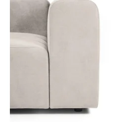 Divano Componibile 3 Posti Con Poggiapiedi Lena*Westwing Collection New