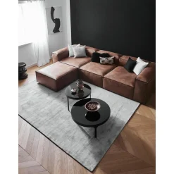 Divano Componibile 4 Posti In Pelle Riciclata Lennon*Westwing Collection Sale