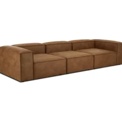 Divano Componibile 4 Posti In Pelle Riciclata Lennon*Westwing Collection Sale