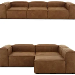 Divano Componibile 4 Posti In Pelle Riciclata Lennon*Westwing Collection Sale