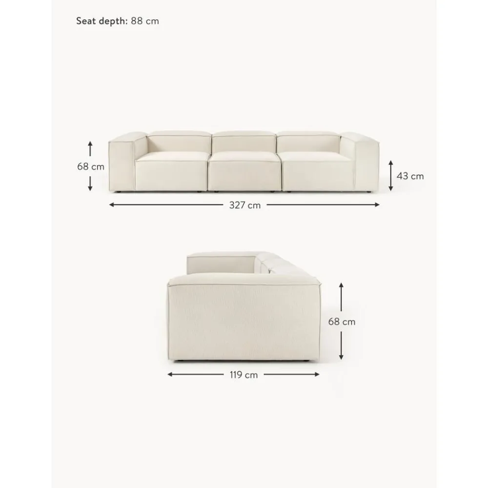 Divano Componibile 4 Posti Lennon*Westwing Collection Sale