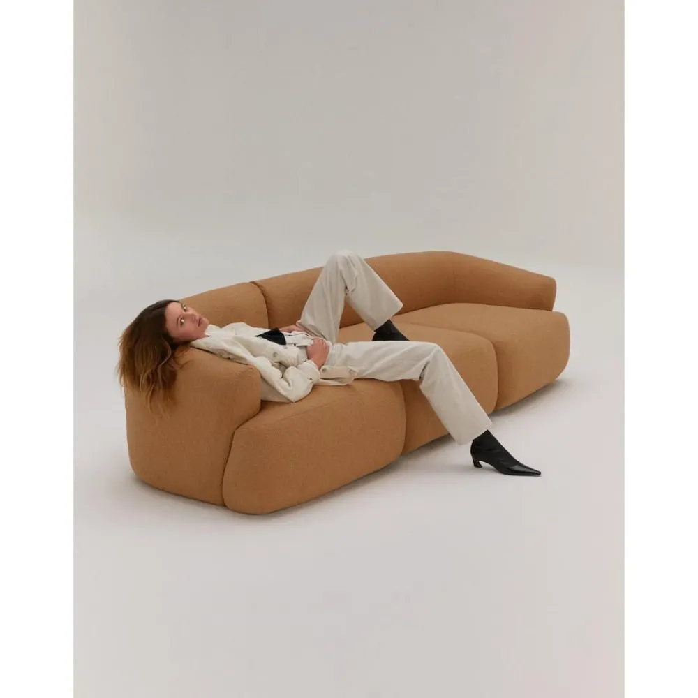 Divano Componibile 3 Posti In Boucle Sofia*Westwing Collection Hot