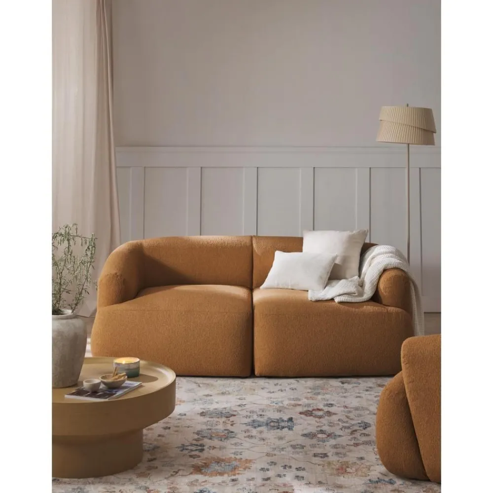 Divano Componibile 2 Posti In Boucle Sofia*Westwing Collection New