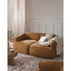 Divano Componibile 2 Posti In Boucle Sofia*Westwing Collection New