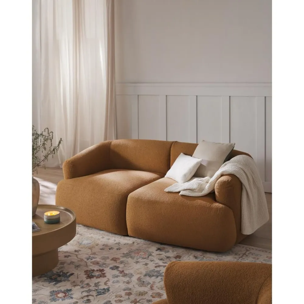 Divano Componibile 2 Posti In Boucle Sofia*Westwing Collection New