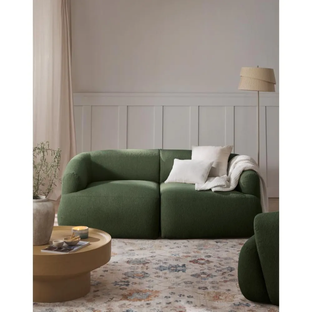 Divano Componibile 2 Posti In Boucle Sofia*Westwing Collection New