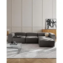 Divano Componibile 4 Posti Con Poggiapiedi Lennon*Westwing Collection Discount